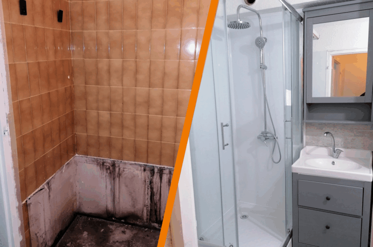 Avant après salle de bain 3